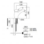 Zucchetti Pan Zestaw bidetowy z mieszaczem podtynkowym przyłączem kątowym z uchwytem, zaworem 1/2”, słuchawką i wężem chrom ZP6417