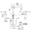Zucchetti Pan Przełącznik 2/3-drogowy podtynkowy ½\'\', bez otwarcia/zamknięcia wody chrom ZT28646