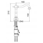 Zucchetti Pan Bateria natryskowa termostatyczna podtynkowa 1/2" z zaworem odcinającym element zewnętrzny chrom ZP8659
