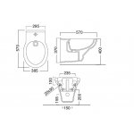 Zucchetti Savoir Bateria natryskowa podtynkowa elementy zewnętrzne chrom ZSA738.CN