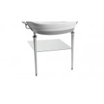 Zucchetti Savoir Bateria wannowa 5-otworowa do montażu na brzeg wanny chrom ZSV483.CN