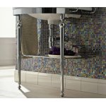 Zucchetti Savoir Bateria umywalkowa 3-otworowa chrom/czarny ZSV402.CN