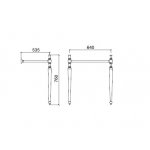 Zucchetti Nude Dozownik do mydła naścienny chrom ZAD715