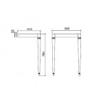 Zucchetti Deszczownica kwadratowa 300x300 mm sufitowa chrom Z94269