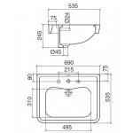 Zucchetti Nude Uchwyt na kubek chrom ZAD713