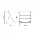 Zucchetti Agora Bateria wannowo-natryskowa 3-otworowa podtynkowa z przełącznikiem 2-drogowym chrom ZAL695