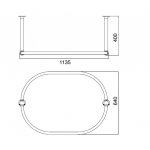 Zucchetti Agora Bateria natryskowa termostatyczna podtynkowa 1/2" z 2 zaworami odcinającymi element zewnętrzny chrom ZAL660