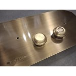 Sbordoni Przycisk spłukujący brąz polerowany SB071BR