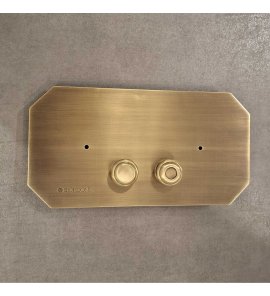 Sbordoni Przycisk spłukujący brąz polerowany SB071BR