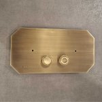 Sbordoni Przycisk spłukujący brąz polerowany SB071BR