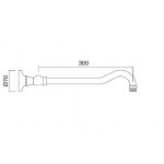 Zucchetti Deszczownica okrągła 250 mm chrom Z94271
