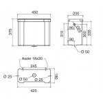 Zucchetti Savoir Bateria wannowa 4-otworowa do montażu na brzeg wanny chrom ZSA484.CN
