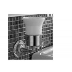 Zucchetti Brim Bateria natryskowa jednouchwytowa podtynkowa element zewnętrzny chrom ZBR090