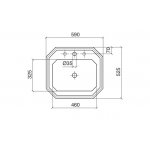 Zucchetti Savoir Bateria natryskowa termostatyczna podtynkowa 1/2" z zaworem odcinającym element zewnętrzny chrom ZSA659.CN