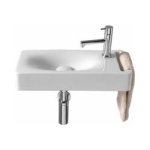 Scarabeo Hung Umywalka z uchwytem na ręcznik po prawej 60x22 biały 1511