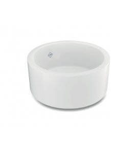 Shaws Aysigil Umywalka okrągła stawiana na blat Ø 46 cm Biały SBAY460WH