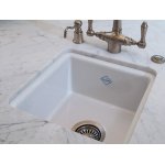 Shaws Belthorn Zlew jednokomorowy 38,1x38,1 cm Biały SBEL381WH