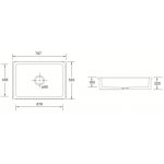 Shaws Bowland 800 Zlew jednokomorowy 79,7x53,5 cm Biszkoptowy BLF5312PN