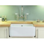 Shaws Butler 600 Zlew jednokomorowy 59,5x46 cm Biały SCBU600WH