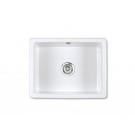 Shaws Inset 600 Zlew jednokomorowy 59,5x46 cm Biały SCIN595WH