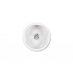 Shaws Round Zlew jednokomorowy Ø 46 cm Biały SCR0460WH