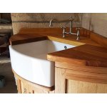 Shaws Waterside 600 Zlew jednokomorowy 59,7x53 cm Biały SCWT595WH