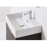 Simas Agile Umywalka stawiana na blat/wisząca z otworem na baterię prostokątna 51x46x13 cm biały AG51