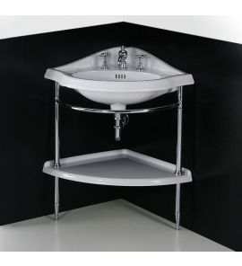 Simas Arcade Umywalka Ścienna/Meblowa Narożna 57,5x57,5cm AR884/AR 884