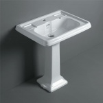 Simas Arcade Umywalka Stawiana na postumencie 68x54cm AR844/AR 844