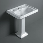 Simas Arcade Umywalka Stawiana na postumencie 73x54cm AR854/AR 854