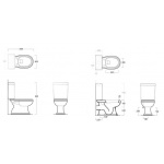 Simas Arcade WC Stojący AR831/AR 831