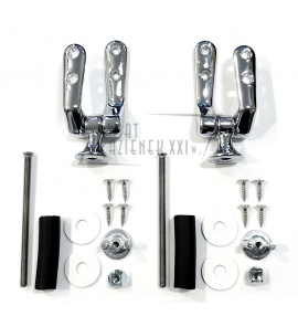 Simas Arcade Zawiasy zwykłe do deski chrom D01/AR002