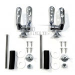 Simas Arcade Zawiasy zwykłe do deski chrom D01/AR002
