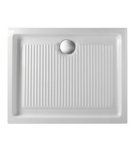 Simas Brodzik Prysznicowy Prostokątny 100x70 cm biały S84/S 84