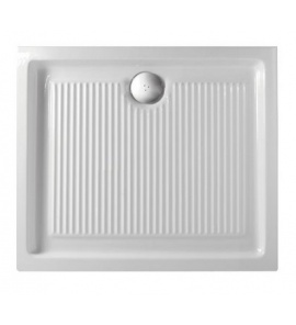 Simas Brodzik Prysznicowy Prostokątny 100x80 cm biały S87/S 87