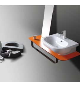 Simas E-Line Umywalka Ścienna/Stawiana na blat 65x48cm EL10/EL 10