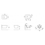 Simas Evolution Bidet Wiszący EVO19/EVO 19