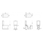 Simas Evolution WC Stojący EVO07/EVO 07