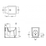 Simas Flow Bidet Stojący FL62/FL 62
