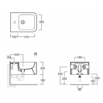Simas Flow Bidet Wiszący FL64/FL 64