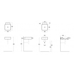 Simas Flow Umywalka Ścienna 39,5x50cm FL15/FL 15