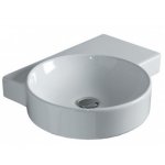 Simas Flow Umywalka Ścienna z blatem po prawej stronie 63x49cm FL04/FL 04 WIETRZENIE MAGAZYNÓW!!