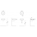 Simas Flow Umywalka Stawiana na Blat 40x40cm FL10/FL 10