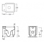 Simas Flow WC Stojący FL61/FL 61