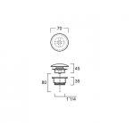 Simas Folio Korek Klik-Klak biały PLCE W MAGAZYNIE!!