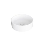 Simas Foriu Umywalka stawiana na blat okrągła 40 cm biały FO01