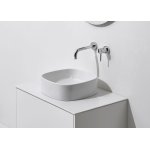 Simas Foriu Umywalka stawiana na blat kwadratowa 40x40x12,5 cm biały FO03