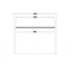 Simas Frozen element łączący konsolę 90,5cm FZA10/FZA 10