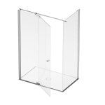 Simas Kabina prysznicowa W-IN szkło bezbarwne 0,8 cm drzwi z prawej 120x70x200 cm WB1270D