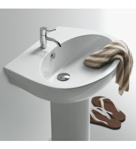 Simas LFT Spazio Umywalka Ścienna/Stawiana na postumencie 65,5x51cm LFT05/LFT 05